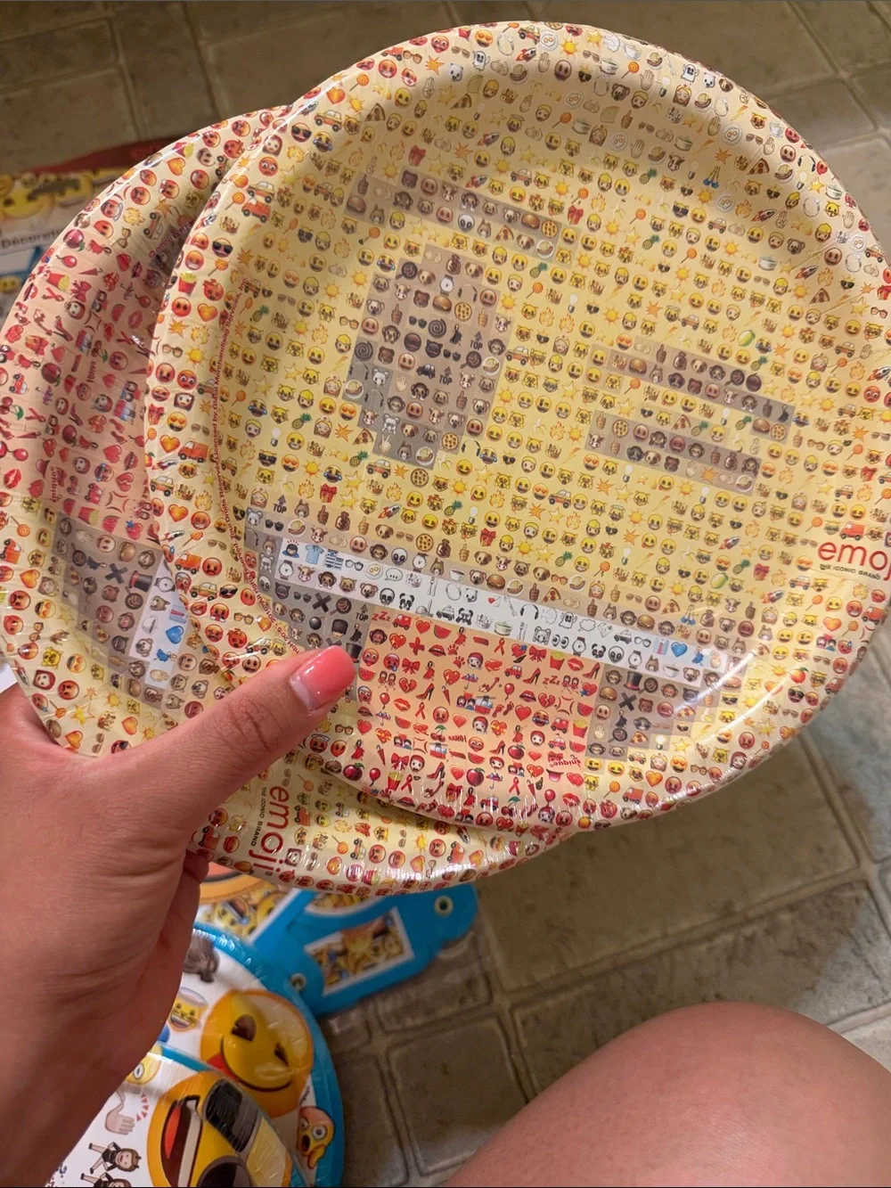 Yellow Emoji Party Supplies Set - Plates, Balloons, Banners & More
